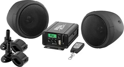 Boss Audio 600 Watt 2 Speaker Sound System Black Kawasaki Motorcycles All • $167.95