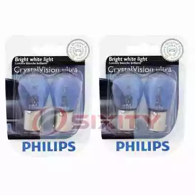 2 Pc Philips Brake Light Bulbs For Volvo 142 144 145 164 242 244 245 262 264 Mr • $26.14