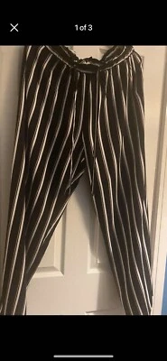£4.90 • Buy Papaya 18 Wide Leg Pin Stripe Trousers
