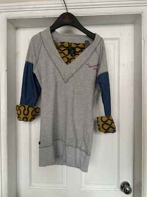 £39 • Buy Vivienne Westwood Anglomania Squiggle T Shirt Dress/top XXS