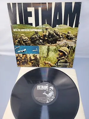 Vintage 1966 Vietnam With The American Fighting Man - Documentary Vinyl LP • $16.95