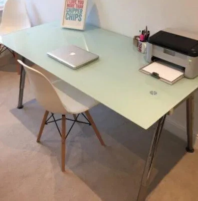 £40 • Buy IKEA Galant Glass Table Desk
