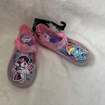 My Little Pony Jelly Shoes Toddler Girls Sz 8 Pink Flats • $20