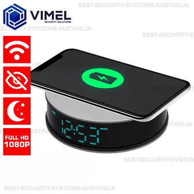 $219 • Buy Portable Mini Wireless Charger Alarm WIFI Camera Security Home Spy Hidden