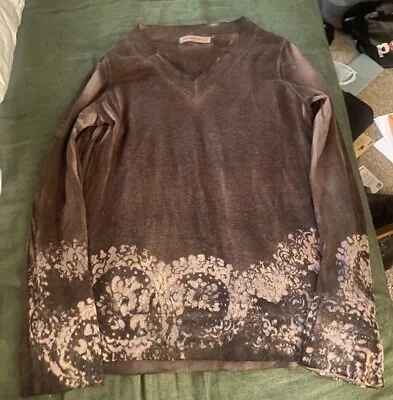 Marika Charles L Brown Cashmere Sweater  • $45