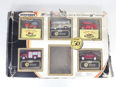 Matchbox  50TH Anniversary Commemorative Series 5 Pack Toy Cars Boxed • £19.99