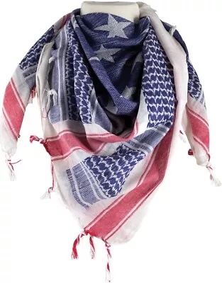 Red Rock Outdoor Gear Shemagh Head Wrap As Seen In Military American Flag Art • $14.59