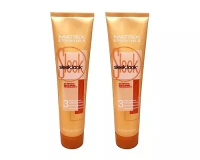 Pack Of 2 Matrix Essentials Sleek Look Blow Down Extreme Creme Step 3 5.1 Fl. Oz • $39.95