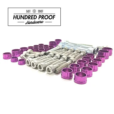 HUNDRED PROOF HARDWARE B Series Transmission Bolt Kit B16a B18c LS GSR  [Purple] • $149