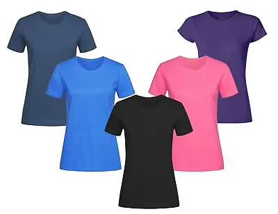 £5.99 • Buy Womens Breathable T Shirt Ladies Cool Dry Running Gym Top Wicking Sports Tee