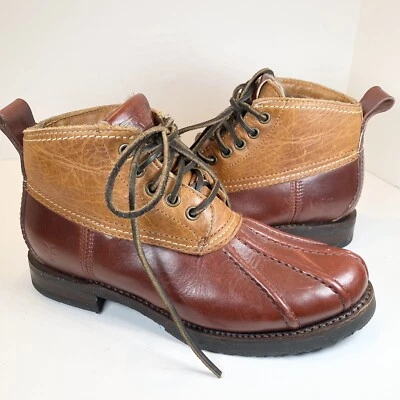 $99.88 • Buy Frye Women’s Veronica Duck Boots Shearling 7 Brown Cinnamon Leather Ankle VGC