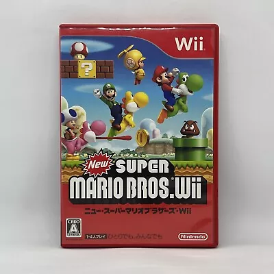 New Super Mario Bros NTSC-J Japanese Nintendo Wii Japan Import Free Post • $24.95