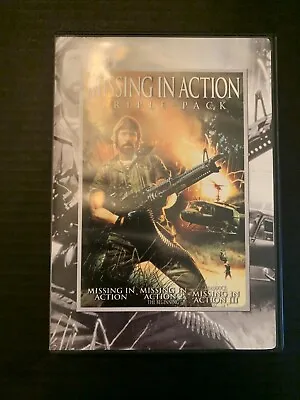 2007 Missing In Action Triple Pack Starring Chuck Norris DVD • $19.99
