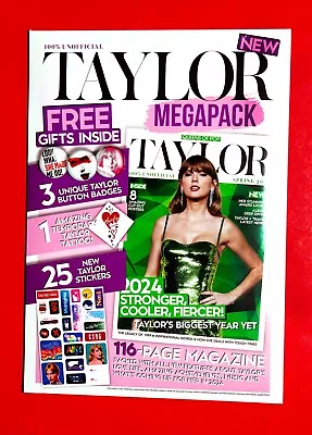 2024 TAYLOR SWIFT MEGAPACK Free Gifts Inside BADGES Stickers TATTOO 116 Page Mag • $14.21