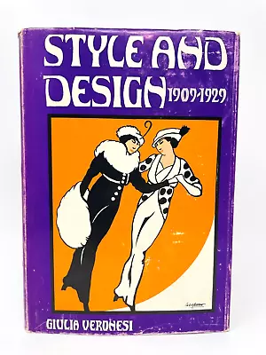 Style And Design 1909-1929 By Guilia Veronesi HC Book English Translation 1968 • $24