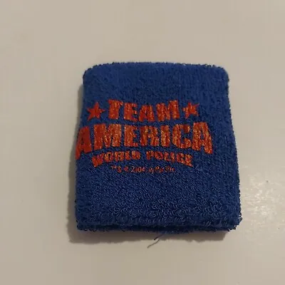 Team America World Police 2004 Movie Theater Promo Wrist Sweat Band • $8.99