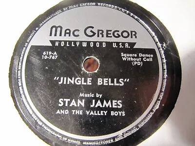 CHRISTMAS Square Dance STAN JAMES And The Valley Boys JINGLE BELLS MacGregor 619 • $12.99