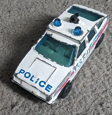 £3 • Buy Matchbox - Rover 3500 White Police Car With Blue Red Stripes - Condition As Seen