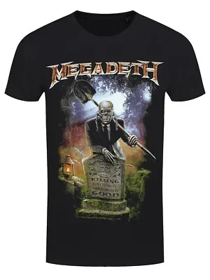 Mens T-shirt Megadeth 35 Years Graveyard Black • £14.99