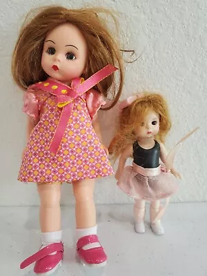 Madame Alexander 7 1/2  Girl + 4 3/4  Ballerina Doll  • $49