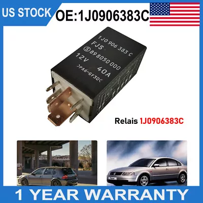 New 7Pins Fuel Pump Relay 409 For VW Jetta Golf Passat Beetle Bora 1J0906383C US • $14.95