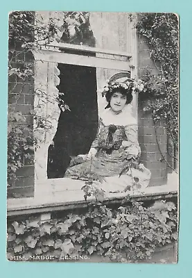 Actress  -  Yes  Or  No ?  Postcard  -  Miss  Madge  Lessing  -  C 1910 • £2.95