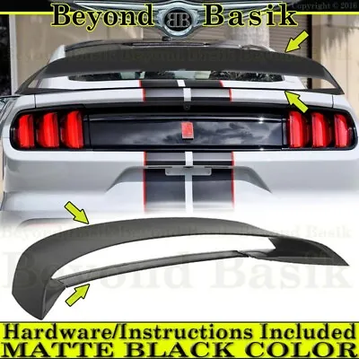 2015-18 19 20 21 2022 2023 Ford Mustang GT350 MATTE BLACK Factory Style Spoiler • $72.98