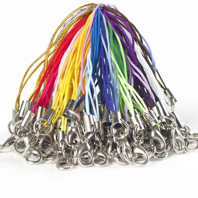 16 Colors Accessories Mobile Cell Phone Strap Loop Lanyard Lobster Clasp Cords  • £5.99