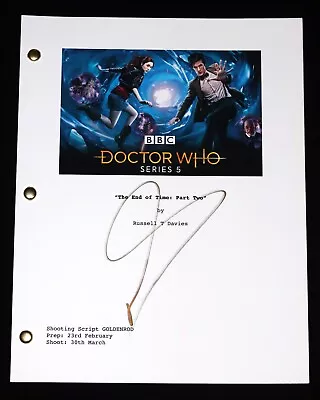 MATT SMITH Signed DOCTOR WHO TV SHOW SCRIPT Screenplay Autograph • $289.99