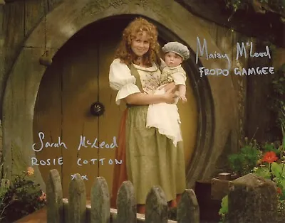 Sarah McLeod & Maisy AUTOGRAPH - The Lord Of The Rings - Signed 10x8 Photo ACOA • £44.99
