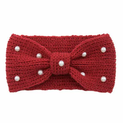 £4.49 • Buy Black Twist Knit Headband Women Stretchy Woolly Head Band Crochet  Knot Hairband