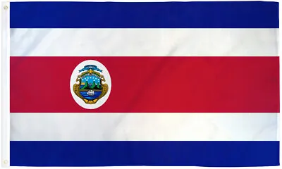 Costa Rica Flag 2x3ft Flag Of Costa Rica Costa Rican Flag 2x3 House Flag • $8.50