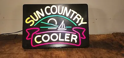 Vintage Sun Country Cooler Lighted Sign • $69.99
