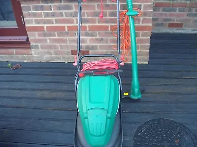 Qualcast 240v MEH 1633 Hover Mower And Qualcast 320w Grass Trimmer • £40