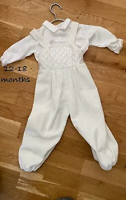 Baby Boys Wedding Special Occasion Page Boys Outfit 12-18 Months White New • £10