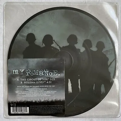 MY CHEMICAL ROMANCE -Ghost Of You- Rare UK 7” Picture Disc (Vinyl Record) • $80.88