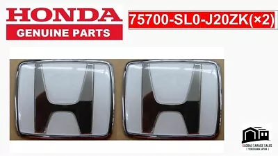 HONDA OEM 75700-SL0-J20ZK(×2) S2000 AP1/AP2 Silver Front & Rear Emblem Badge Set • $129.99