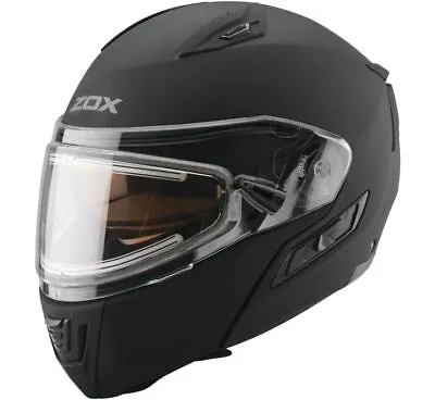 Zox Condor SVS Matte Black Modular Adult Snow Helmet W/ Electric Shield • $88.99