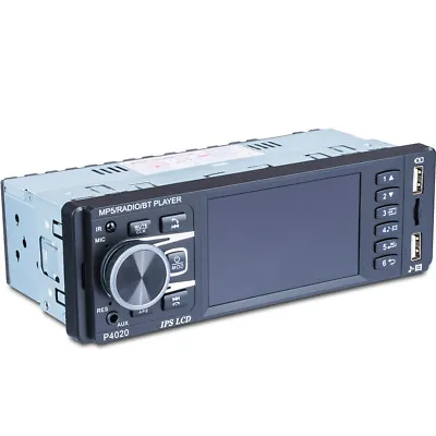 1 Din Car Stereo Radio Bluetooth FM Audio MP5 Player 3.8in IPS Screen BT/USB/TF • $54.80