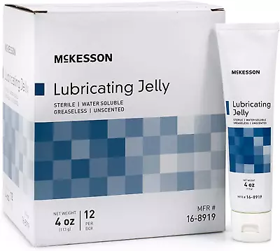 Lubricating Jelly Sterile 4 Oz. Tube 1 Each 16-8919 • $7.59