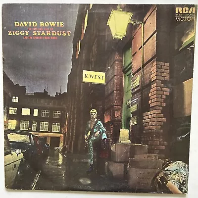 DAVID BOWIE Ziggy Stardust Vinyl Record Album LP RCA Victor VG+/VG+ • £54.99