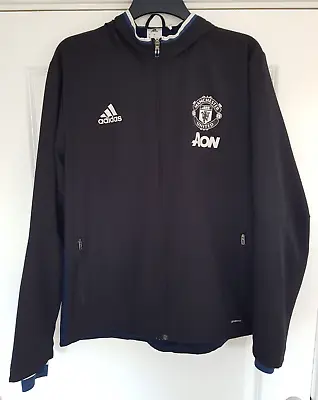 Manchester United FC Football Hooded Jacket (Not Shirt) Size Large Men's (L) • £18.50