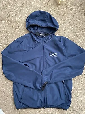 Navy EA7 Windbreaker Jacket • £50