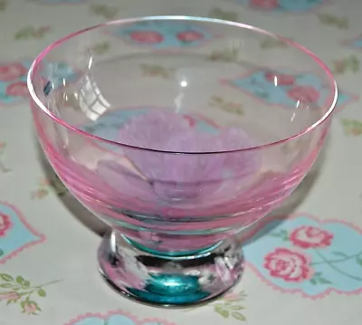 Caithness Glass Tranquility Magnolia Pink Flower Bowl 16cms • £24.99