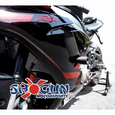 Yamaha YZF-R1 2015-2020 Shogun NO CUT Standard Frame Sliders - Black • $62.99