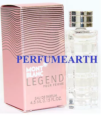 Mont Blanc Legend Pour Femme Mini 0.15 Oz Edp Splash & New In A Box • $9.90