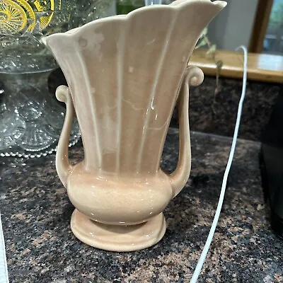 Vintage Mid Century Modern Usa Pottery Vase # 214 - 8 • $29