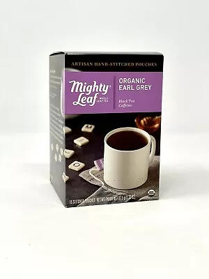 Mighty Leaf Whole Leaf Tea Organic Earl Grey Black Tea 15 Pouches~FREE SHIPPING! • $13.99