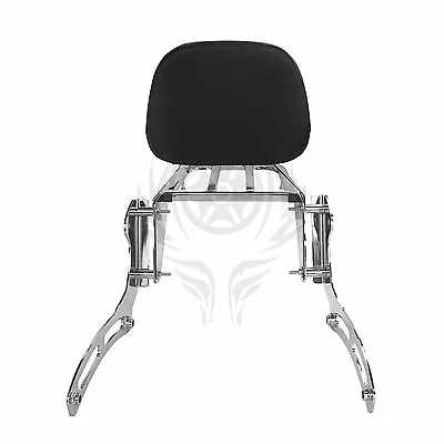 Sissy Bar Backrest With Luggage Rack For Kawasaki Vulcan 900 VN 900 • $89.99