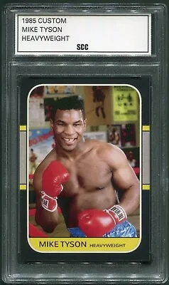 Custom 1985 Mike Tyson Heavyweight Boxing Card • $23